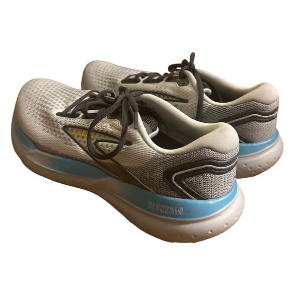 Men US-10 Brooks Glycerin 21 Sneakers Shoes Running Coconut Forged Iron Yellow main image 8